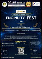 Enginuity Fest 2026 Technical Fest Poster